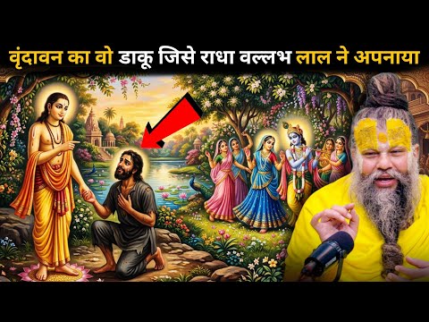 वृंदावन के घने जंगलों का वो राज... जब एक डाकू ने अपनी तलवार महाप्रभु के चरणों में डाल दी। 🤯