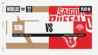 Worlds 2022 - Playin - D4 - RNG vs SGB