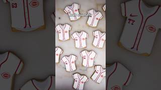 I will never mess up a royal icing cookie again! #cake #cookie #isitcake #baseball #sports #shorts
