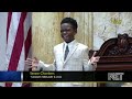 D'Corey Johnson sings National Anthem in the Kentucky Senate and is presented legislative citation