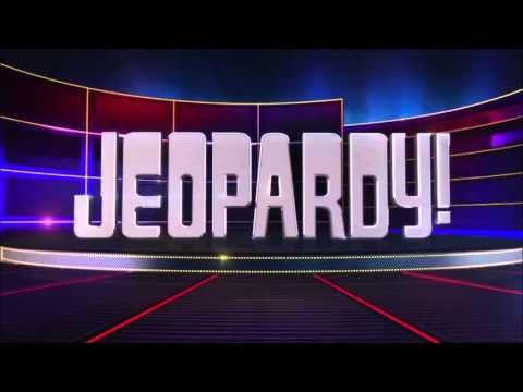 Jeopardy intro with host introduction