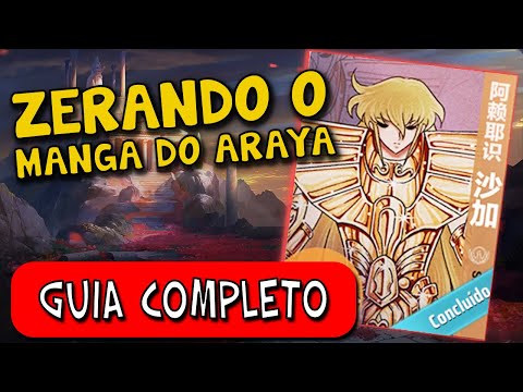 ZERANDO O MANGA DO ARAYASHIKI, TODAS AS COMPS E OS COSMOS - SAINT SEIYA AWAKENING