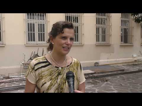 Puesta a punto de las escuelas: la ministra Cristina Fiore supervisó los trabajos