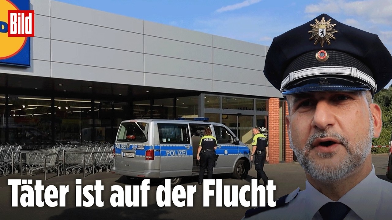 BERLIN: Geldtransporter vor Lidl-Filiale überfallen! Eine Mitarbeiterin wegen Schocks im Krankenhaus
