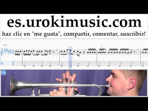 Como Tocar Trompeta Nicky jam ft Sean Paul, Konshens - Amor prohibido Tablatura Parte#2 um-i927