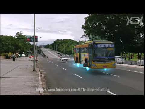 Flying Bus in Myanmar
