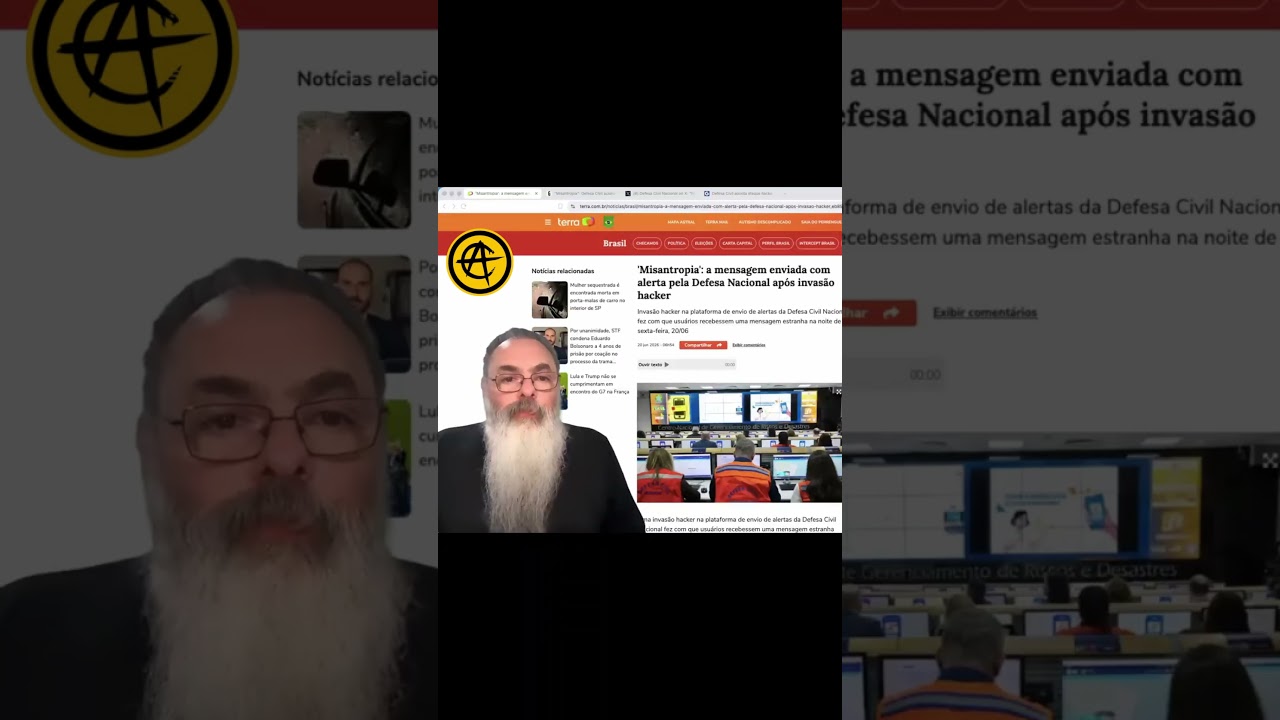 MENSAGEM de ALERTA FALSO "MISANTROPI4" ACORDA BRASILEIROS de MADRUGADA