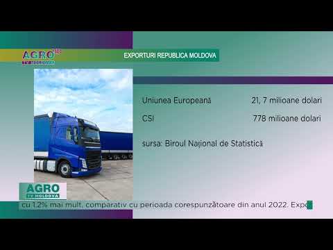 ÎN 2023, REPUBLICA MOLDOVA A EXPORTAT MAI PUȚIN-AGRO TV News