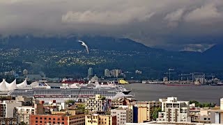 LIVE: Coral Princess | Vancouver's Final Alaska Cruise Ship Arrival & Departure Livestream LiveCam