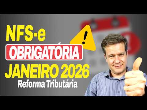 🚨 NFS-e National MANDATORY ⚠ All Companies: 🗓 January/2026 (Tax Reform)