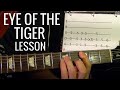 Guitar Lesson - SURVIVOR - Eye of the Tiger ...
