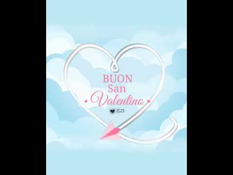 Buon San Valentino - Video e GIF con Cuore tra le nuvole