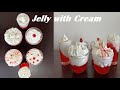 Jelly With Whipped Cream Recipe Yummy Delicious Dessert