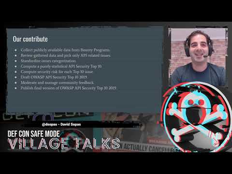 David Sopas | Paulo Silva - API (in)Security TOP 10: Guided tour - DEF CON 28SM AppSec Village