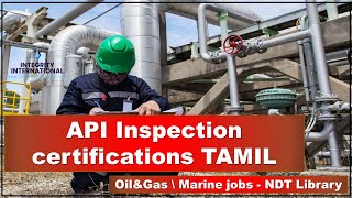 API Inspection certifications TAMIL