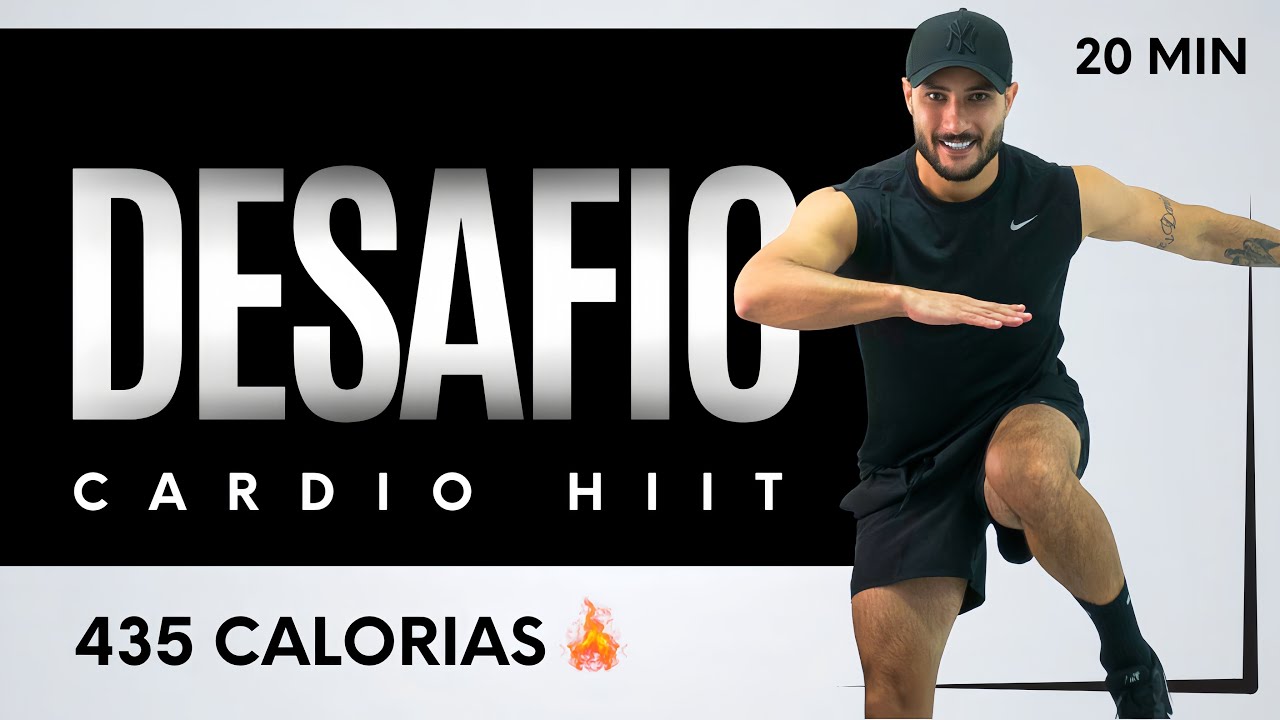 20 min Cardio Hiit para gastar 435 calorias - INTENSO