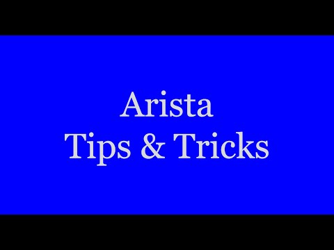Arista Monthly Tips and Tricks #2: EOS alias command
