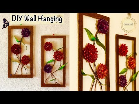Diy Wall Hanging Crafts | Crafts with Recycled Materials | Paper Crafts | diy wall decor Video