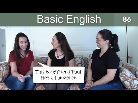 Lesson 86  Basic English with Jennifer  Jobs Money