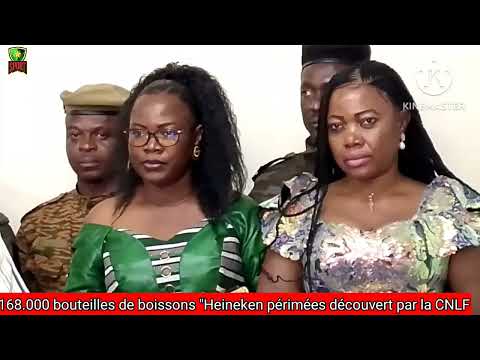 🛑#Fraude au Burkina Faso : La CNLF a saisi une quantité importante de boissons Heineken périmées.