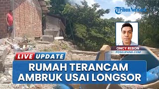 Gara-gara Bencana Longsor, Rumah Warga Maubeli Kefamenanu TTU NTT Terancam Jatuh Roboh ke Kali Tauf