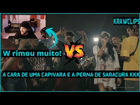 KRAWK-REAGINDO A Aline e PTK x MCharles e W | SEGUNDA FASE | 128ª Batalha da Aldeia | Barueri | SP