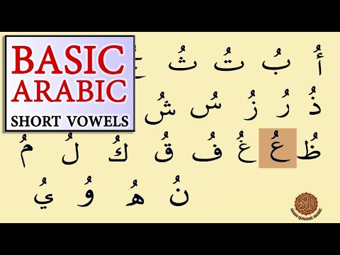 Introduction to short vowels in Arabic (Basic Arabic Course)