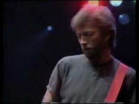 Eric Clapton Badge with Tim Renwick Live in Hartford Connecticut (1985)