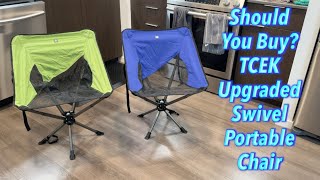Should You Buy? TCEK Upgraded Swivel Portable Chair