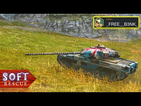 Chieftain mk.6: 7100 Damage , 4 Frags - WOT BLITZ -
