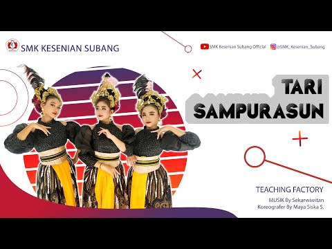 TARI SAMPURASUN - Sanggita || Cover || By SEKARWIWITAN (TEFA) SMK Kesenian Subang || LIVE RECORD
