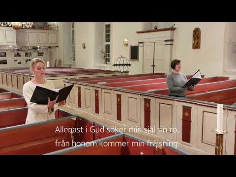 Kyrkokören: ”Allenast i Gud söker min själ sin ro”