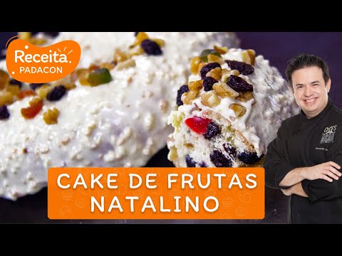 Cake de Frutas Natalino | Fernando de Oliveira | Especial Natal | Receita PADACON