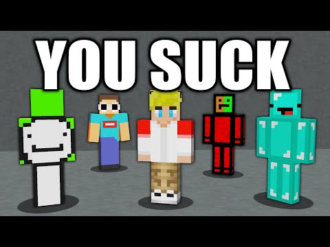 Minecraft Top 10 Worst YouTuber Skins