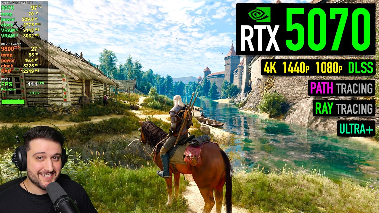 RTX 5070 - The Witcher 3 Remastered