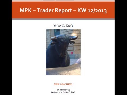 MPK Trader Ausblick KW 12 - Gold und Baumwolle