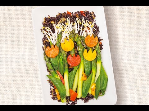 Tutorial ricetta: Riso venere ai tuli-peperoni