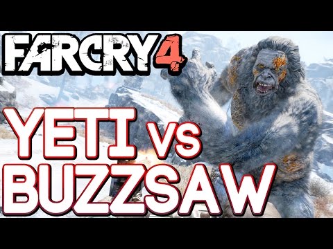 EASY way to get the Buzzsaw in Far Cry 4 Valley of the Yetis DLC - BEST GUN IN THE GAME