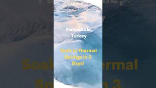 Pamukkale, Turkey: Soak in Thermal Springs in 2 Days! #travel #turkey #pamukkale