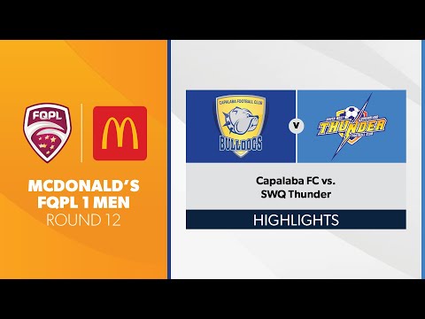 McDonald's FQPL 1 Men R12 - Capalaba FC vs. SWQ Thunder Highlights