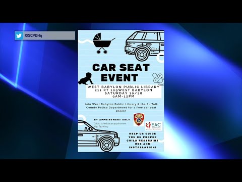 NY Suffolk County Police Department Holding Car Seat Check Event Tomorrow