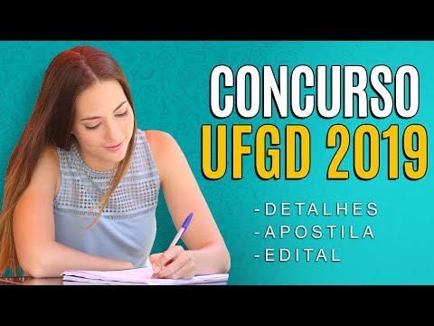 Concurso UFGD 2019 - Edital, Inscrição e Apostilas