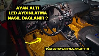 TÜM DETAYLARIYLA AYAK ALTI LED NASIL BAĞLANIR ! | SADE VE DETAYLI ANLATIM | ON-O