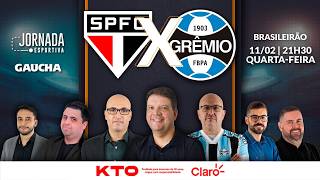SÃO PAULO 2x0 GRÊMIO | BRASILEIRÃO | JORNADA DIGITAL | 11/02/2026
