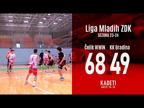 OKK Čelik WWIN vs KK Gradina #FullGame #Basketball #2024