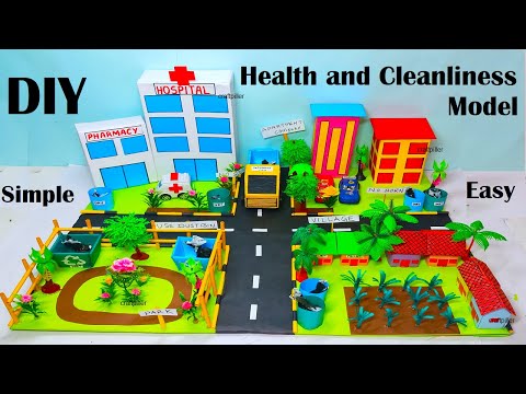 health and cleanliness project health well being science project exhibition diy howtofunda