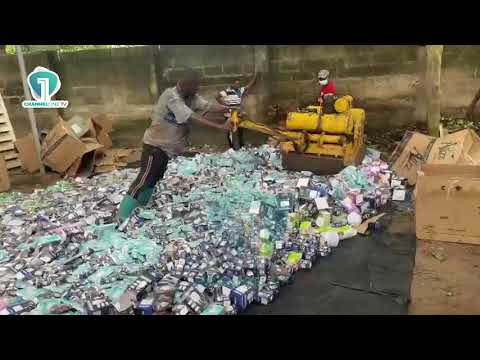 GSA Destroys Seized Substandard Electrical Products in Accra
