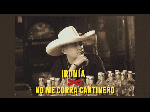 Ironía ❌ No me corra cantinero ❌ Rubén Darío (Video Lyric) - (Set Live)