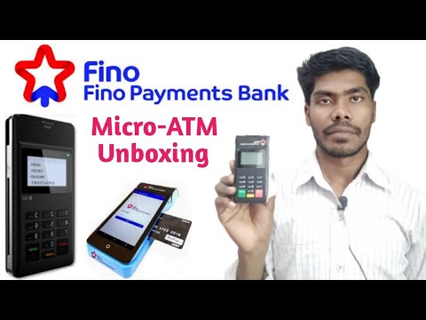 Fino payment bank micro ATM Unboxing & Full explain Video