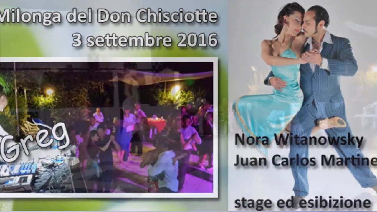 Milonga del don Chisciotte - Nora Witanowsky e Juan Carlos Martinez 2/4